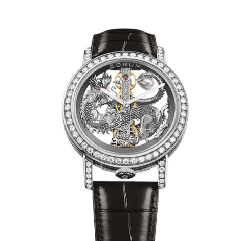 Review Copy Corum Golden Bridge 43 White Gold Dragon Diamonds Watch B113/03909 - 113.901.69/0F01 DR69G